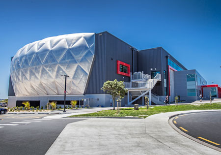 AUT Millennium Aquatic Centre Feature Facade